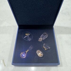 NEW SWAROVSKI baby girl Rosaline gold with rhodium set crystal 628333 NIB